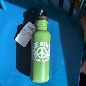 PINK Victoria's Secret Green Kids Water Bottle